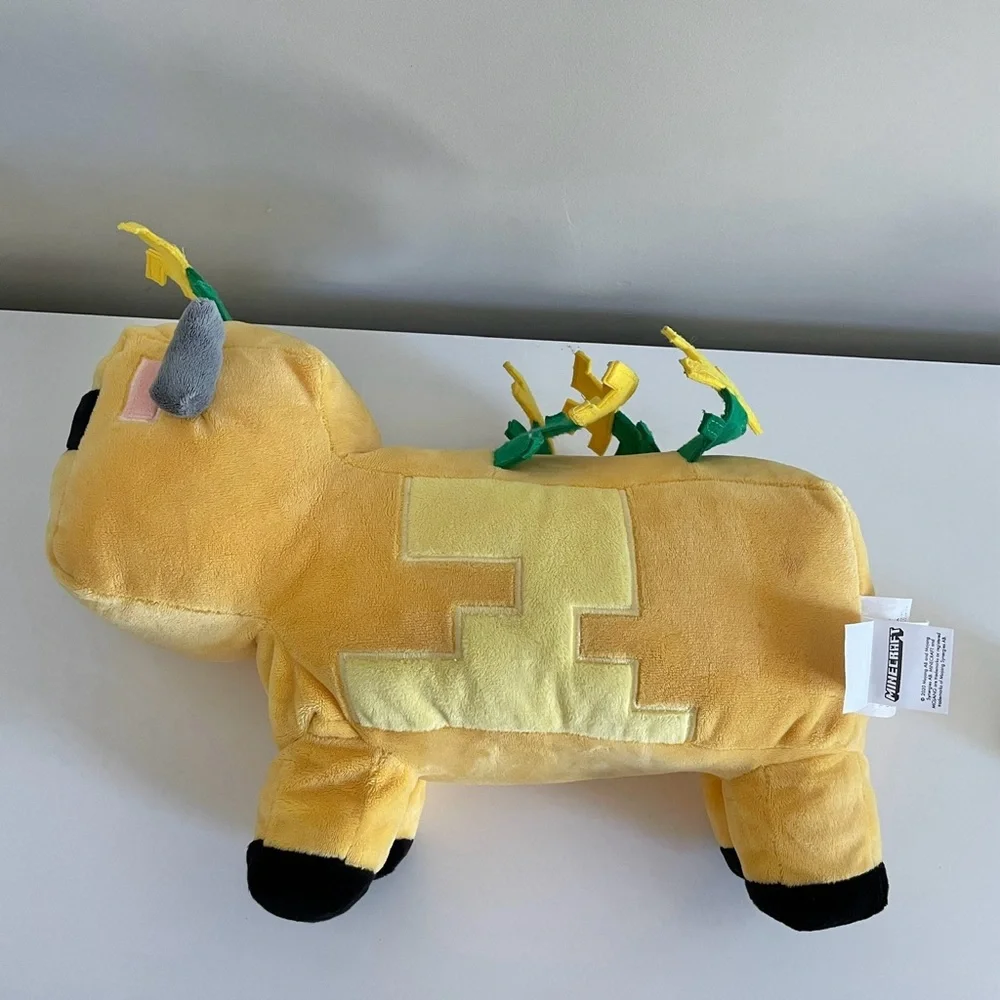 Mini Moobloom Toys | Rare Minecraft Moobloom Plush 18 Yellow Green | Poshmark